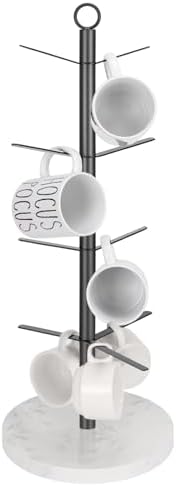 Mug Holder Tree, Coffee Cup Stand Holder, Thick Base Mug Rack for