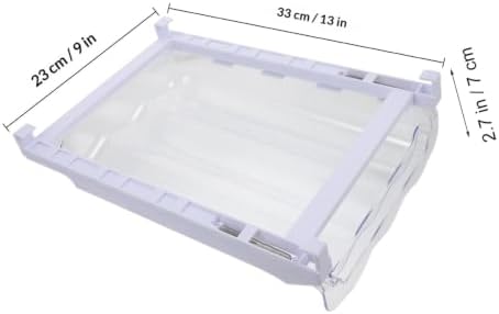 Egg Holder Drawer for Refrigerator, Plastic Egg Storage Box Xmas