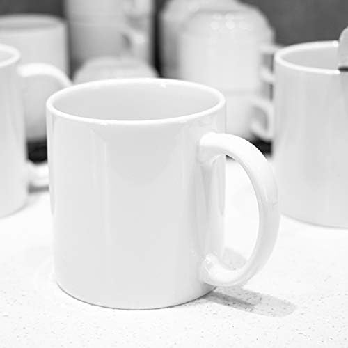 BYCNZB 22oz white Super Large Ceramic Coffee Mugs Large Handles Set of