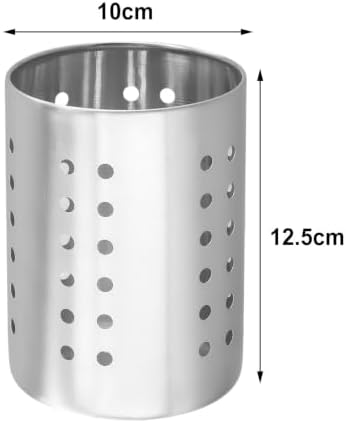 Stainless Steel Utensil Holder,Utensil Drying Rack(10x12.5cm)