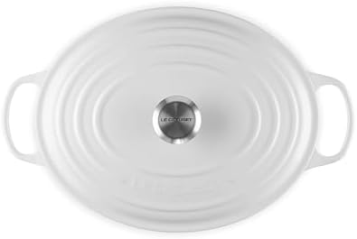 Le Creuset Enameled Cast Iron Oval Dutch Oven, 8 qt., White