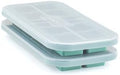 Souper Cubes 2 Tbsp Silicone Freezer Molds with Lids, Kale, 2-Pack