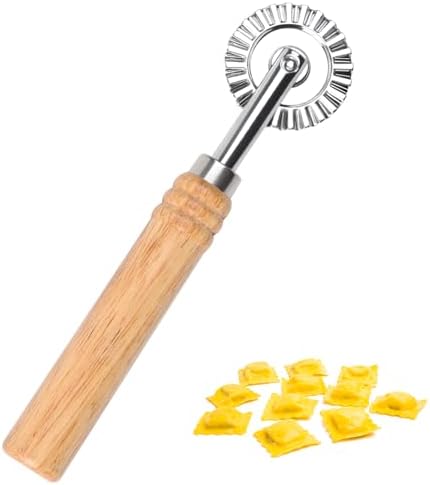 Pastry Wheel Cutter, Stainless Steel Ravioli Cutter, Fluted Pastry