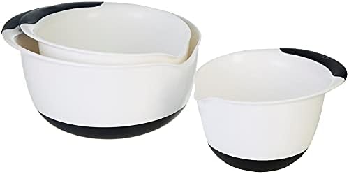 Oxo, Bowl Green Giant 3 Piece Mixing Set Plastic Assortment, 3 Count