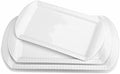 LIFVER Extra Large Serving Platters, 16"/14"/12" Ceramic Rectangle