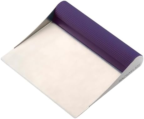 Rachael Ray Stainless Steel Pastry Scraper, Purple
