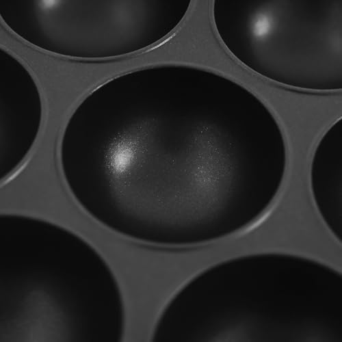 7-Hole Professional Cake Cooking Pan, Cast Iron Non-Stick Omelette Pan