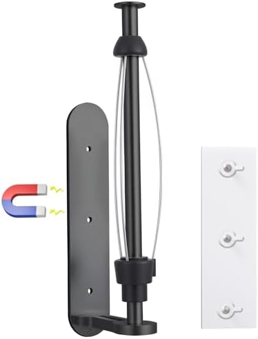 Magnetic Black Paper Towel Holder for Fridge
