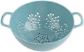 Heavy Duty 6 Inch Food Colander, Light Blue