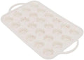 Zerodis Baking Nonstick Cupcake 24 Cup Baking Tray Heatproof Cupcake