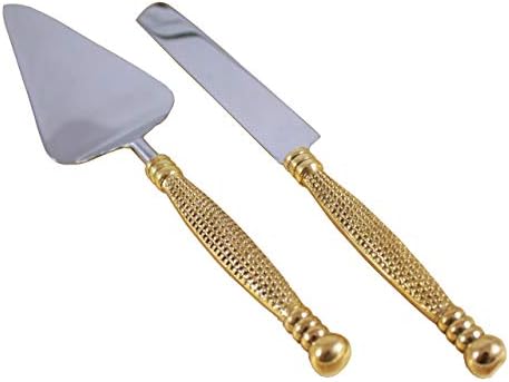 Server Set, Cake, Pie, Desert Flatware Set, String of Beads Design