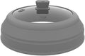 Microwave Splatter Cover Glass Splatter Guard Lid with Collapsible