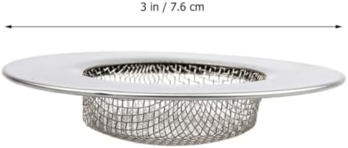 3pcs Stainless Steel Sink Strainer Filter Cover for Kitchen Bathroom