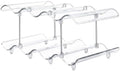 Mifoci 2 Tier Clear Acrylic Wine Rack & Countertop Stackable Bottle