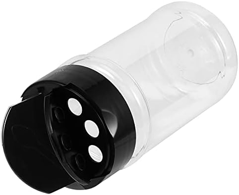 FUNSUEI 36 Pack 6 OZ Empty Clear Plastic Spice Bottles, Spice Shaker