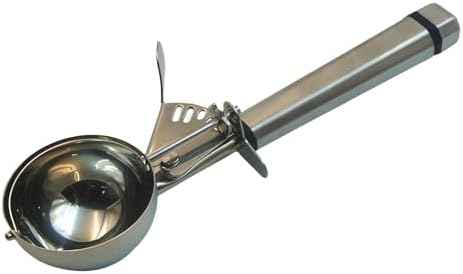 Portion Scoop with Stainless Steel Long Handle, #10 Trigger Release