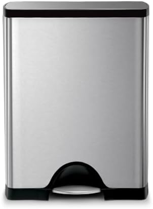 simplehuman 50 Liter Rectangular Kitchen Step Trash Can