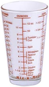 Kolder Mix N Measure Glass, Multi-Purpose Liquid and Dry Measuring