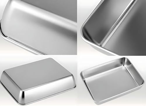 Old Tjikko Quarter Sheet Pan 14.2'' x 11'', 304 Stainless Steel Cookie