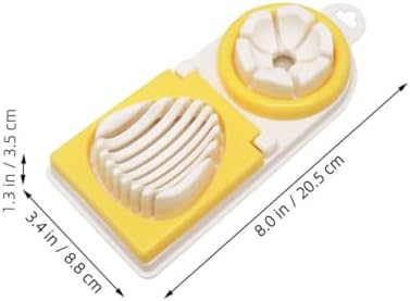 Boiled Egg Slicing Tool, Stainless Steel One Press Cutter for Salads