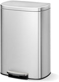 GarveeHome 13 Gal Stainless Steel Kitchen Trash Can