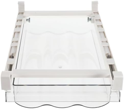 Large Capacity Drawer Style Egg Holder with Stackable PET Grid