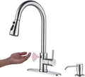 Touchless Kitchen Faucet with Pull Down Sprayer, Brush Nickel