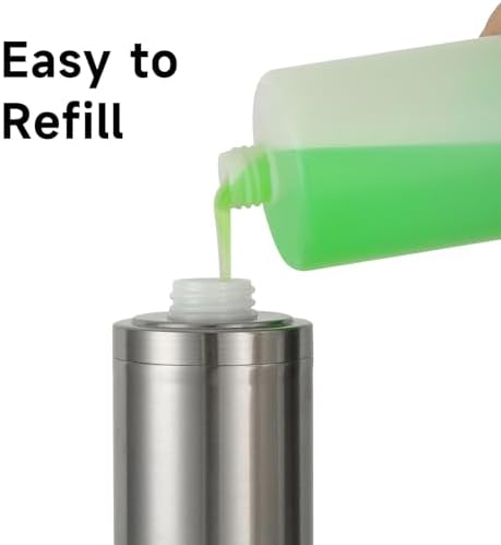 GAPPO Brushed Nickel Soap Dispenser Stainless Steel Metal Pump Hand