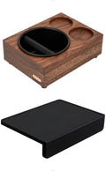 Watchget Espresso Tamping Mat & Knock Box - Coffee Knock Box with