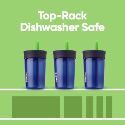Owala Tumbler Kids Plastic Water Bottle 15 oz Home Base