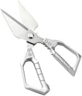 Heavy Duty Stainless Steel All Purpose Kitchen Scissors Silver