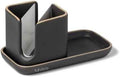 Full Circle Stash Ceramic Kitchen Sink Caddy, 11”