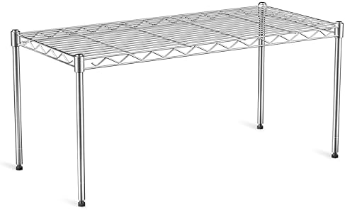 1-Tier Chrome Wire Shelf Rack