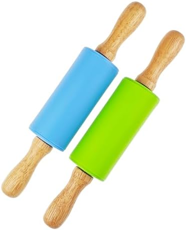 16 Pack Small Rolling Pin for Kids, Kids Rolling Pin for Home Kitchen