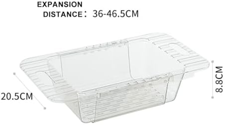 Luxshiny Expandable over Sink Vegetable Strainer Basket with