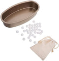 Cabilock Ceramic Baking Stone Home Oven for Pie Crusts, 500g