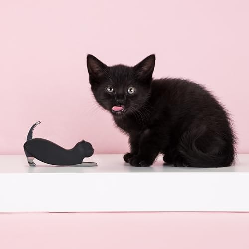 True Zoo Allie the Black Cat Corkscrew Wine Opener with Built-in