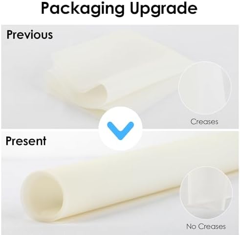 2 Pack Oversize Silicone Table Mats, Silicone Placemat Set of 2 for