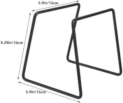 Metal Coffee Dripper Stand for Travel Brewing, Black Portable Rack