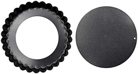 Rengue Mini Cake with Removable Bottom, 3 Inch Carbon Steel Pans