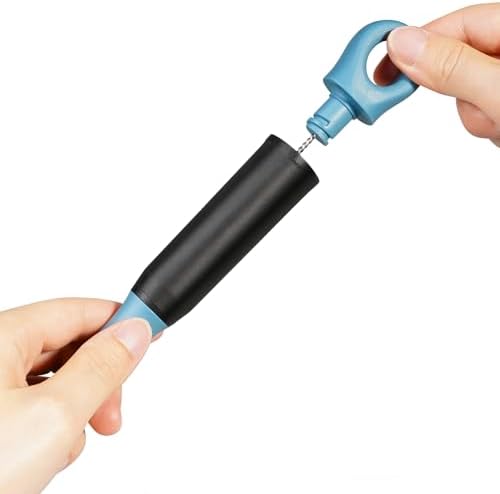 2-in-1 Bottle Cleaning Brush and Straw Cleaner Brush, Total Blue