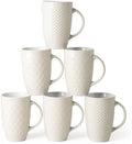 AmorArc 20 oz Large Coffee Mugs Set of 6, Tall Ceramic Coffee