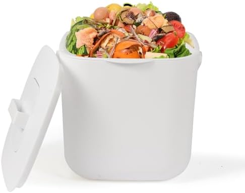 1.85 GAL/7L Kitchen Pail with Handle, Countertop Kitchen Bin