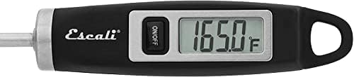 Escali DH1 Gourmet Digital Meat Thermometer, Black