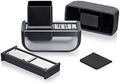 Microplane Garlic Mincer and Slicer Set, Black