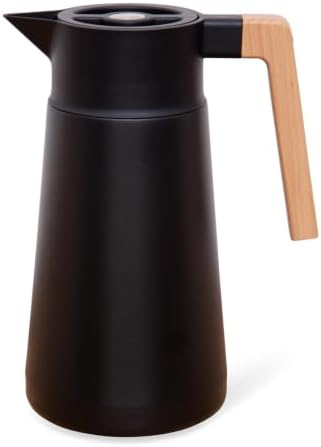 Thermal Coffee Carafe, Brews Up to 68 Oz - Stainless Steel, Tea