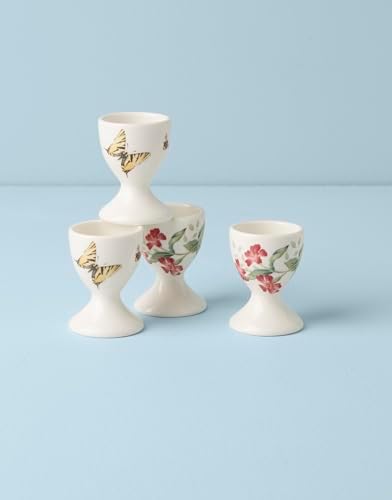 Lenox 894111 Butterfly Meadow Footed Egg Cups, Set of 4, Easter