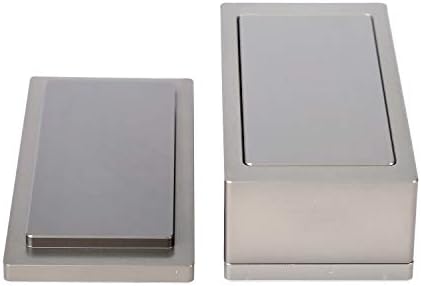 2x4 Inch Pre Press Mold, Made of Food Grade Anodized Aluminum - Pair