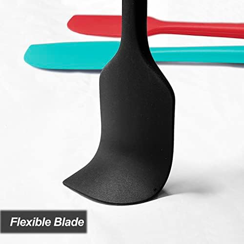 Silicone Spatula for Kitchen, 600°F Heat resistant Spatulas for