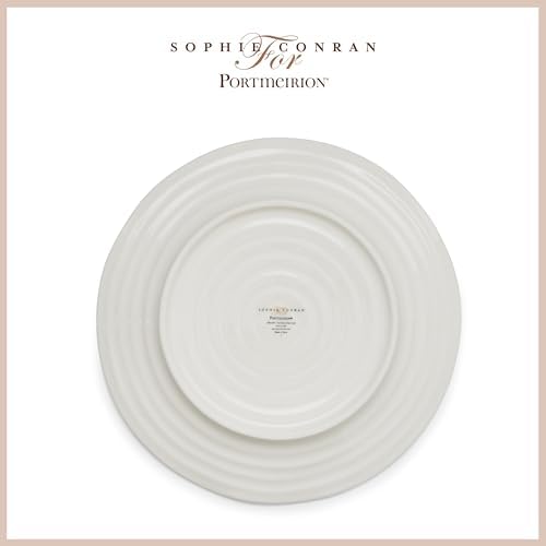 Portmeirion Sophie Conran White Salad Plate, Set of 4